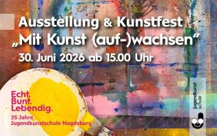 Wir feiern weiter und laden ein: Vernissage mit Kunstfest 